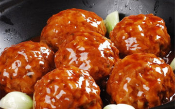 Chinese Ground Pork Meatballs