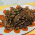The Traditional Chinese Dish-Stir-fried Dried Slices Of Tender Bamboo Shoots With Lean Meat