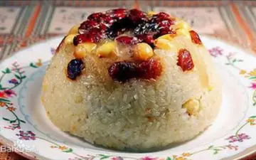 the sweet Chinese rice pudding