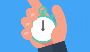 10-minute intervals as a reminder