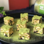 The Snowflake Crisp With Matcha And Dried Fruit