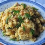 Pumpkin puree scrambled eg