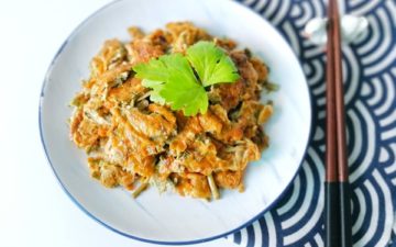 The Traditional Fried Egg With Toona Sinensis