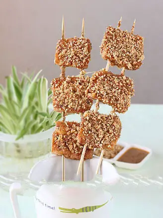 Homemade Fried Stinky Tofu